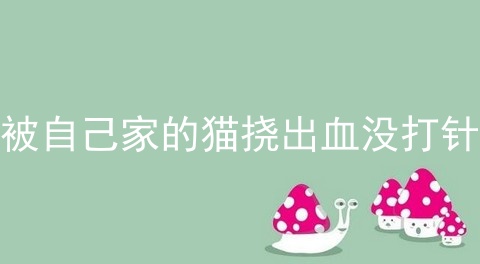 被自己家的猫挠出血没打针_被猫咬伤出血要打针吗_被猫抓伤出血要打针吗